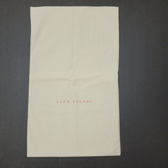 Luca Faloni 23,5"×11,5" Ivory Flap Fold Over Dust Bag - Picture 1 of 5